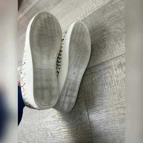 ISA TAPIA "CAELAN" HEART PATCH COCO TWEED SHOES - Picture 4 of 4